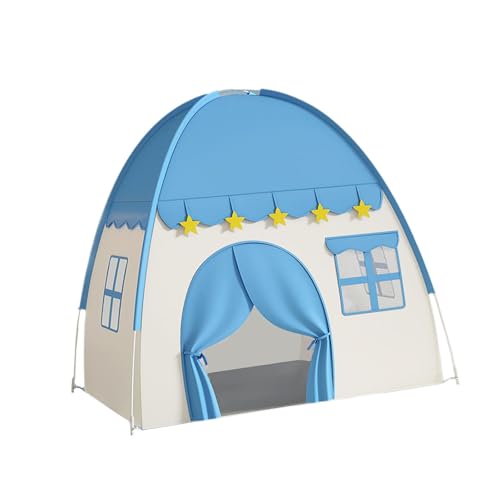 KiBcsLic Belüftetes Tipi Spielzelt, ideales Spielhaus für Kleinkinder von 3 bis 6 Jahren, Blau von KiBcsLic