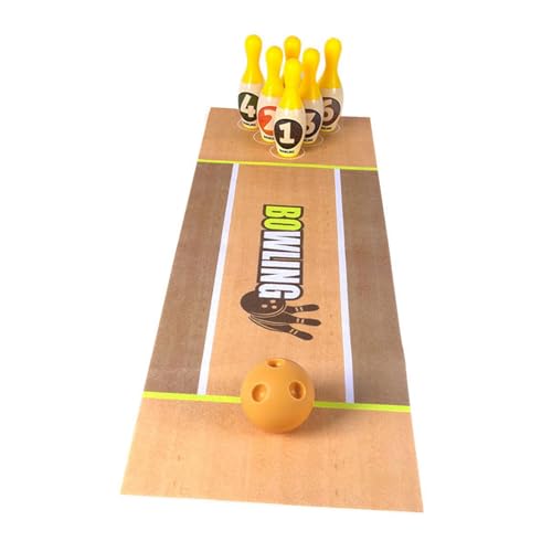 KiBcsLic Bowling Spielset für Kinder, Kegelspielzeug, Tragbare Bowlingbahn für Drinnen, Geeignet für 3 bis 12 Jahre KiBcsLic Bowling Spielset für Kinder, Kegelspielzeug, Tragbare Bowlingbahn für Drinnen, Geeignet für 3 bis 12 Jahre von KiBcsLic