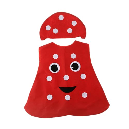 KiBcsLic Cosplay Kostüm für Erwachsene, Leicht, für Karneval Und Bühnenauftritte, Pilz von KiBcsLic