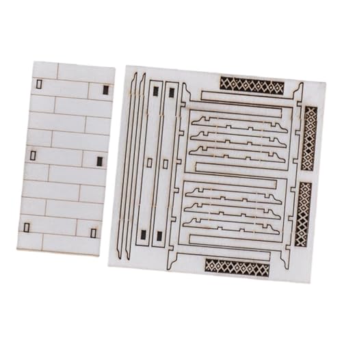 KiBcsLic DIY Konstruktionsmodell, DIY Bastelset 1/50 für Enthusiasten Und Sammler, Handgefertigtes, Lustiges Miniatur Konstruktionsmodell, Überdachte Brücke von KiBcsLic