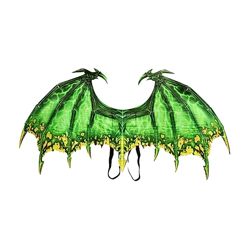 KiBcsLic Dinosaurierflügel Drachenkostüm Requisiten Jungen Mädchen Maskerade Kinder Bühnenauftritt Rollenspiel Tanzparty Vliesstoff Dekorativ, GRÜN KiBcsLic Dinosaurierflügel Drachenkostüm Requisiten Jungen Mädchen Maskerade Kinder Bühnenauftritt Rollenspiel Tanzparty Vliesstoff Dekorativ, GRÜN von KiBcsLic