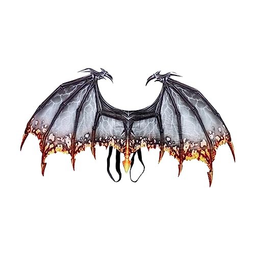KiBcsLic Dinosaurierflügel Drachenkostüm Requisiten Jungen Mädchen Maskerade Kinder Bühnenauftritt Rollenspiel Tanzparty Vliesstoff Dekorativ, Schwarz KiBcsLic Dinosaurierflügel Drachenkostüm Requisiten Jungen Mädchen Maskerade Kinder Bühnenauftritt Rollenspiel Tanzparty Vliesstoff Dekorativ, Schwarz von KiBcsLic
