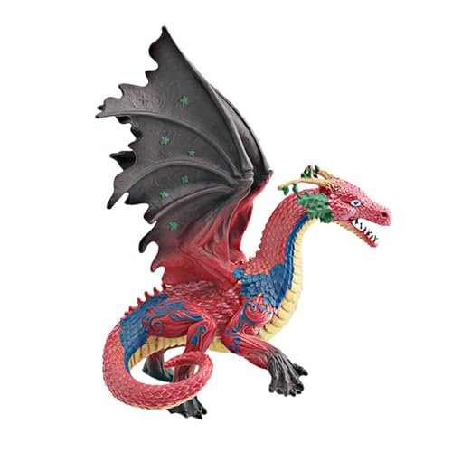 KiBcsLic Drachen Mythisches Spielzeug, Actionfigur, Mythisches Spielspielzeug, Statue Zum Sammeln für Kinder, Jungen Und Mädchen, Ab 7 Jahren, Rot KiBcsLic Drachen Mythisches Spielzeug, Actionfigur, Mythisches Spielspielzeug, Statue Zum Sammeln für Kinder, Jungen Und Mädchen, Ab 7 Jahren, Rot von KiBcsLic