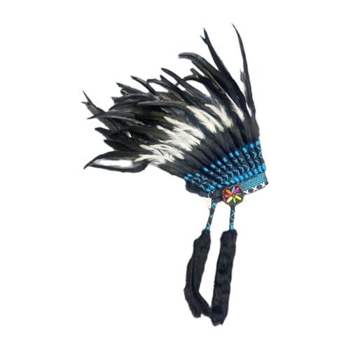 KiBcsLic Federkopfschmuck Leistung Männer Frauen Indianerkopfschmuck KiBcsLic Federkopfschmuck Leistung Männer Frauen Indianerkopfschmuck von KiBcsLic