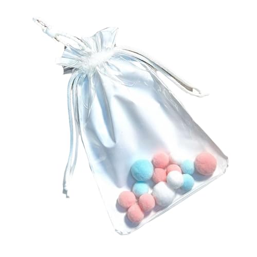 KiBcsLic Figurentasche Schutzhülle für Puppen Staubdichte Tragetasche Transparente PVC Tasche mit Kordelzug für Ausstellungen Anime Liebhaber Sammler, Clear L von KiBcsLic