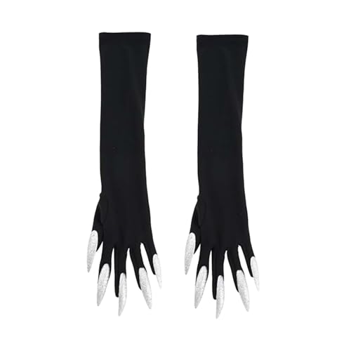 KiBcsLic Halloween Kostüm Pfotenhandschuhe für Thematische Rollenspiel Events, Silberner Nagel KiBcsLic Halloween Kostüm Pfotenhandschuhe für Thematische Rollenspiel Events, Silberner Nagel von KiBcsLic