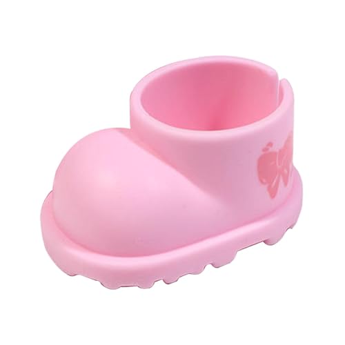KiBcsLic Handgefertigte Puppenstiefeletten für 17 cm Oder 15 cm Große Puppen – Ideal Zum Verkleiden Und Als Szenenrequisite, Rosa Schleife KiBcsLic Handgefertigte Puppenstiefeletten für 17 cm Oder 15 cm Große Puppen – Ideal Zum Verkleiden Und Als Szenenrequisite, Rosa Schleife von KiBcsLic