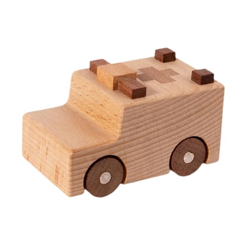 KiBcsLic Handgefertigtes Holzauto Spielzeug Technikfahrzeug für Kinder Und Party Dekor, Style B KiBcsLic Handgefertigtes Holzauto Spielzeug Technikfahrzeug für Kinder Und Party Dekor, Style B von KiBcsLic