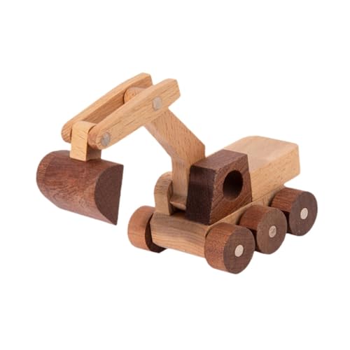 KiBcsLic Handgefertigtes Holzauto Spielzeug Technikfahrzeug für Kinder Und Party Dekor, Style D von KiBcsLic