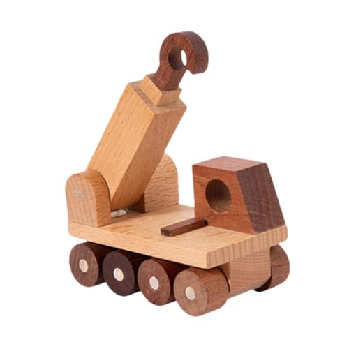 KiBcsLic Handgefertigtes Holzauto Spielzeug Technikfahrzeug für Kinder Und Party Dekor, Style I KiBcsLic Handgefertigtes Holzauto Spielzeug Technikfahrzeug für Kinder Und Party Dekor, Style I von KiBcsLic