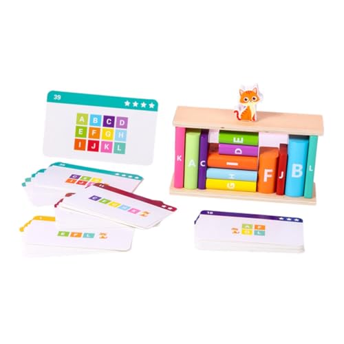 KiBcsLic Holzklötze Set Feinmotorik Manipulatives Pädagogisches Kinder mit Katze KiBcsLic Holzklötze Set Feinmotorik Manipulatives Pädagogisches Kinder mit Katze von KiBcsLic