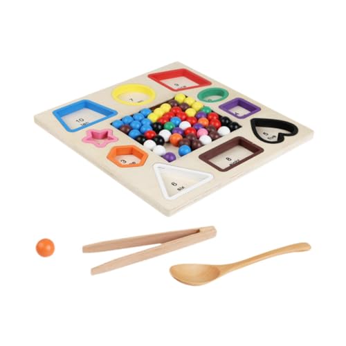 KiBcsLic Holzspielzeug Zum Sortieren von Farben, Passendes Spiel für Kinder Im Alter von 3 bis 5 Jahren von KiBcsLic