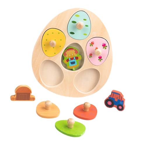 KiBcsLic Interaktive Holzpuzzles für Junge Lernende Im Alter von 3–6 Jahren, Landwirtschaftliche Werkzeuge KiBcsLic Interaktive Holzpuzzles für Junge Lernende Im Alter von 3–6 Jahren, Landwirtschaftliche Werkzeuge von KiBcsLic