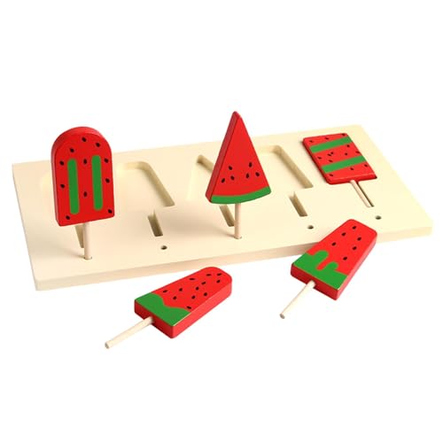 KiBcsLic Kinder Spielzeug Wassermelone EIS Am Stiel Set Party Favors Popsicle von KiBcsLic
