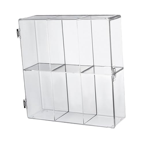 KiBcsLic Klare Vitrine Aufbewahrungsbox Sammlerstücke für Mini Puppen von KiBcsLic