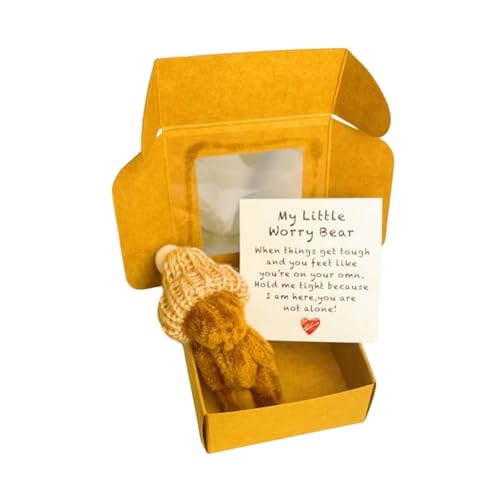 KiBcsLic Kleines Bärenspielzeug, Weiches Kuscheltier, Minispielzeug Als Partygeschenk, Kaffee von KiBcsLic