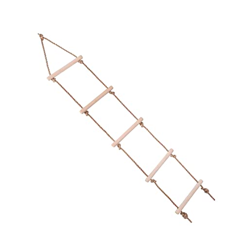 KiBcsLic Kletterleiter für Kinder mit 5 Holzsprossen für Spielplatz und Garten KiBcsLic Kletterleiter für Kinder mit 5 Holzsprossen für Spielplatz und Garten von KiBcsLic