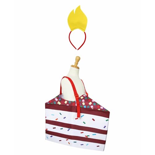 KiBcsLic Kuchenkostüm für, Kopfbedeckung, Geburtstagsgeschenke, Aufführung, Halloween-Kostüm, S to M KiBcsLic Kuchenkostüm für, Kopfbedeckung, Geburtstagsgeschenke, Aufführung, Halloween-Kostüm, S to M von KiBcsLic