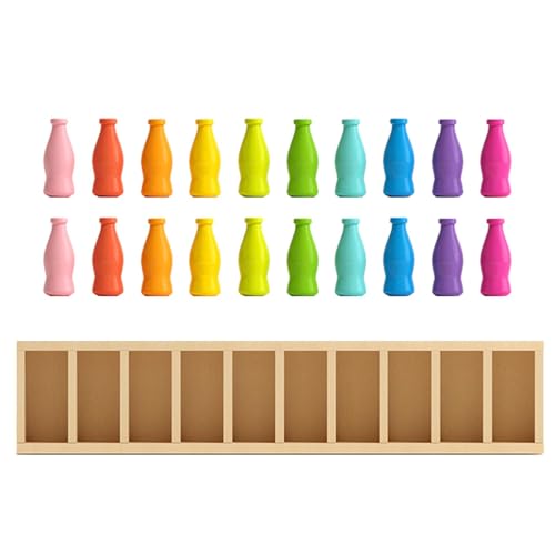 KiBcsLic Match The Bottle Color Spiel Familienspiele für Jungen Und Mädchen, Geburtstagsgeschenk für Kinder KiBcsLic Match The Bottle Color Spiel Familienspiele für Jungen Und Mädchen, Geburtstagsgeschenk für Kinder von KiBcsLic