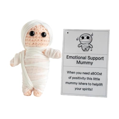KiBcsLic Mini Positive Häkelpuppe, Emotionales Positives Unterstützungsspielzeug für Jungen Und Mädchen KiBcsLic Mini Positive Häkelpuppe, Emotionales Positives Unterstützungsspielzeug für Jungen Und Mädchen von KiBcsLic