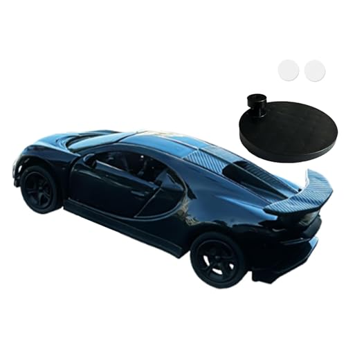 KiBcsLic Miniatur Fahrzeugmodell für Die Mittelkonsole, Design Im Maßstab 1/64, Schwarz von KiBcsLic