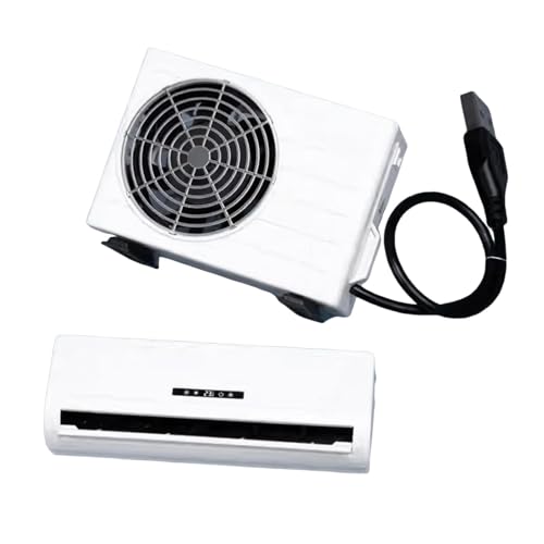 KiBcsLic Miniatur Klimaanlage für Mikro Szenen Dekoration Als Lebensszene Ornament Rollenspielzeug Und Puppenhaus Möbelmodell für Bastler von Winzigen Raumges, Ohne Ständer von KiBcsLic