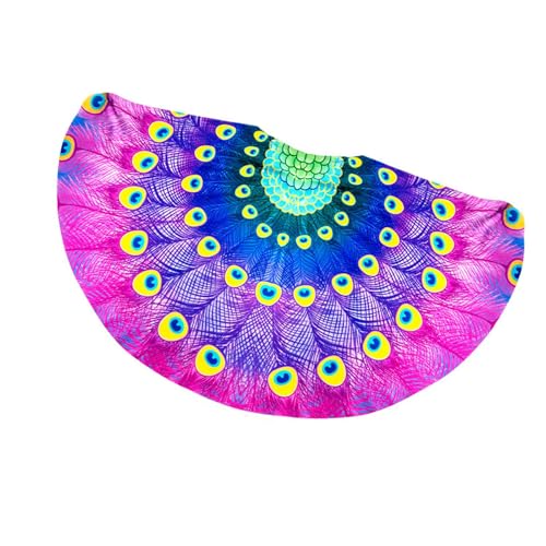 KiBcsLic Pfauenkostüm, Umhang, Cosplay-Kostüm für, Festivals, Karneval, Mehrfarbig Lila von KiBcsLic