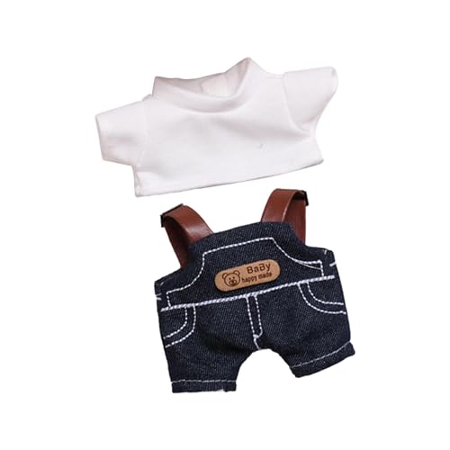 KiBcsLic Plüschpuppenkleidung für 17 cm Große Puppen, Puppenoutfits, Rollenspiele, Weiche Foto Requisiten, Süße, Stilvolle Anziehpuppenkleidung, 2-teiliges Set KiBcsLic Plüschpuppenkleidung für 17 cm Große Puppen, Puppenoutfits, Rollenspiele, Weiche Foto Requisiten, Süße, Stilvolle Anziehpuppenkleidung, 2-teiliges Set von KiBcsLic