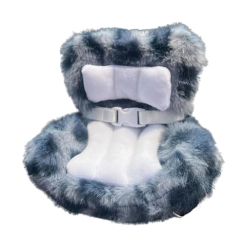 KiBcsLic Puppenfahrzeugsitz, weiches Kissen für Sammler, Mini-Autositz-Dekoration, DIY-Entlüftungsornament, Grau KiBcsLic Puppenfahrzeugsitz, weiches Kissen für Sammler, Mini-Autositz-Dekoration, DIY-Entlüftungsornament, Grau von KiBcsLic