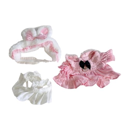 KiBcsLic Puppenkleidung, Haarschmuck, Süße Kostüme für Stoffpuppen, Anhänger, Puppe von KiBcsLic
