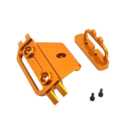 KiBcsLic RC Car Front Guard Aluminium Frontschutzbügel RC Fahrzeug Zubehör Anti Kollisionsschutz Metallteile für Modellauto Bastler Reparaturfreunde Hobbywerk, Gelb von KiBcsLic