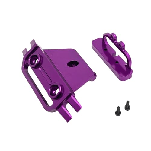 KiBcsLic RC Car Front Guard Aluminium Frontschutzbügel RC Fahrzeug Zubehör Anti Kollisionsschutz Metallteile für Modellauto Bastler Reparaturfreunde Hobbywerk, Lila von KiBcsLic