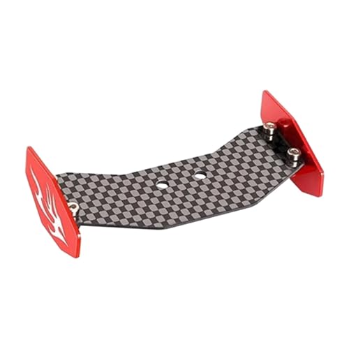 KiBcsLic RC Heckflügel, Spoiler Upgrade Teile, Leicht, LKW DIY mit Schraube, Zubehör Ersatz, Kohlefaser, Rot KiBcsLic RC Heckflügel, Spoiler Upgrade Teile, Leicht, LKW DIY mit Schraube, Zubehör Ersatz, Kohlefaser, Rot von KiBcsLic