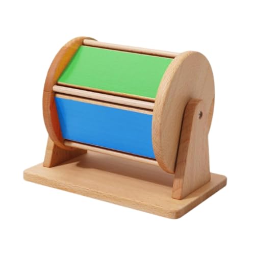 KiBcsLic Rotierende Spielzeugtrommel, Vorschul Regenbogen Rotationstrommel für Babys, Jugendliche, Mädchen KiBcsLic Rotierende Spielzeugtrommel, Vorschul Regenbogen Rotationstrommel für Babys, Jugendliche, Mädchen von KiBcsLic