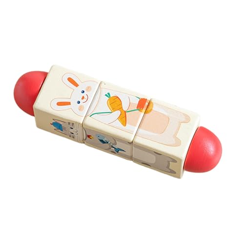 KiBcsLic Rotierendes Spielzeug, Rotierender Drehblock, Pädagogisches Puzzlespielzeug Zur Tiererkennung, Konstruktionsspielzeug für Jungen Und Mädchen, 1 3, Tiere KiBcsLic Rotierendes Spielzeug, Rotierender Drehblock, Pädagogisches Puzzlespielzeug Zur Tiererkennung, Konstruktionsspielzeug für Jungen Und Mädchen, 1 3, Tiere von KiBcsLic