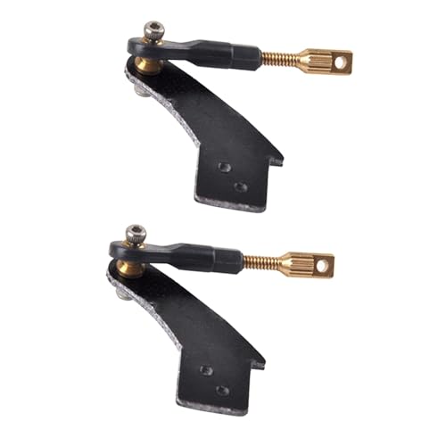KiBcsLic Ruderwinkel 3,8 Mm X 20 Mm Kugelkopfende für RC Flugzeug 30cc mit Schrauben Und KiBcsLic Ruderwinkel 3,8 Mm X 20 Mm Kugelkopfende für RC Flugzeug 30cc mit Schrauben Und von KiBcsLic