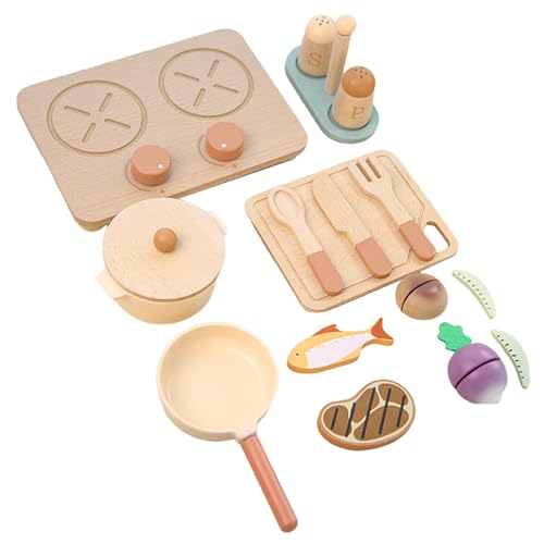 KiBcsLic Spielküche für Kinder, Küchenzubehör, Jungen Und Mädchen, Geschenk für Vorschulkinder KiBcsLic Spielküche für Kinder, Küchenzubehör, Jungen Und Mädchen, Geschenk für Vorschulkinder von KiBcsLic