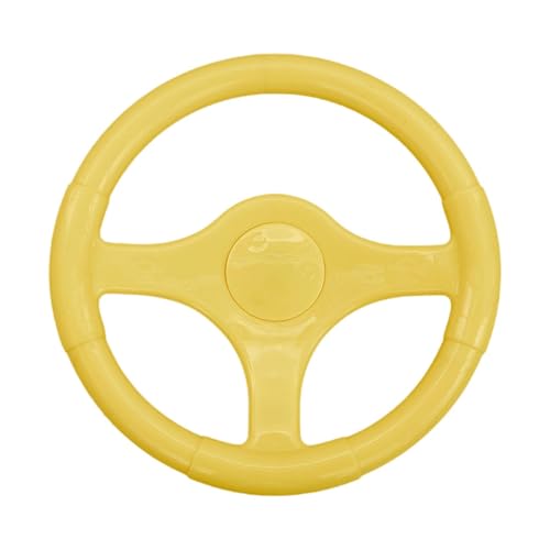 KiBcsLic Spielzeugauto Lenkrad Zum Fahren, Spiel, Geburtstagsgeschenk für Vorschulkinder, Gelb von KiBcsLic