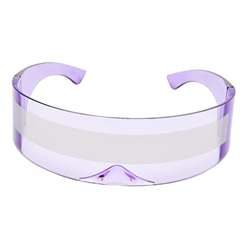 KiBcsLic Sunglasses Monoblock Brille Cosplay Spiegelglas Visier für Kinder Und Erwachsene Party Halloween Foto Requisiten von KiBcsLic