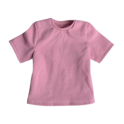 KiBcsLic T Shirt Bekleidung für Männer Im Maßstab 1:6 für 12 Zoll Actionfiguren, Rosa von KiBcsLic