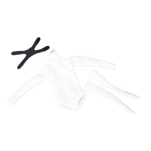 KiBcsLic mit Schlauchsocken Im Maßstab 1:6 für 12'' Puppen, Verkleidungszubehör, Weiß KiBcsLic mit Schlauchsocken Im Maßstab 1:6 für 12'' Puppen, Verkleidungszubehör, Weiß von KiBcsLic