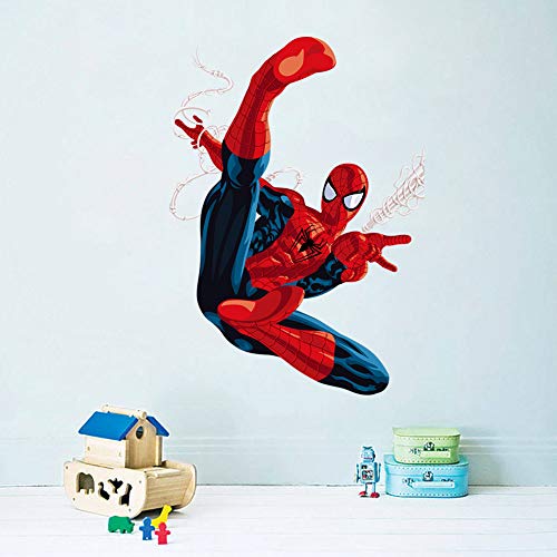 Kibi 3D-effekt Aufkleber Spiderman im Wanddurchbruch Loch Marvel's Spider-Man Ultimate Wandtattoo Kinderzimmer Spiderman Wandsticker Spiderman Wandaufkleber Spiderman von Kibi Store