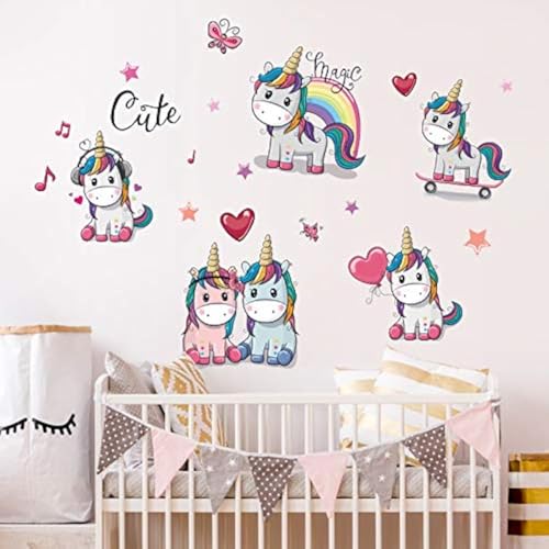 Kibi Einhorn Wandtattoo Einhorn mit Sternen Bunt Einhörner Wandtattoo Babyzimmer Wandsticker Einhorn Mädchen Entfernbarer Wandaufkleber Einhorn Kinderzimmer Schlafzimmer Wanddekoration Kibi Einhorn Wandtattoo Einhorn mit Sternen Bunt Einhörner Wandtattoo Babyzimmer Wandsticker Einhorn Mädchen Entfernbarer Wandaufkleber Einhorn Kinderzimmer Schlafzimmer Wanddekoration von Kibi Store