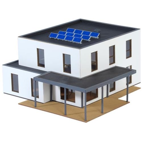 38339 Kubushaus Lina mit Terrasse - Polyplate Bausatz von Kibri