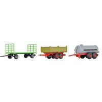 KIBRI 10908 H0 Landwirtschaftliche Anhänger, 3 Stück KIBRI 10908 H0 Landwirtschaftliche Anhänger, 3 Stück von Kibri