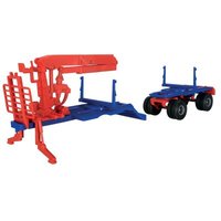 KIBRI 12251 H0 DOLL Langholzaufbau mit Nachläufer KIBRI 12251 H0 DOLL Langholzaufbau mit Nachläufer von Kibri