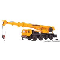 KIBRI 12503 H0 LIEBHERR Mobilkran LTM 1050/3, gelb - Bausatz von Kibri