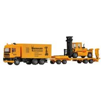 KIBRI 13580 H0 DAF Zugmaschine mit Tiefladeanhänger und Stapler KIBRI 13580 H0 DAF Zugmaschine mit Tiefladeanhänger und Stapler von Kibri