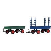 KIBRI 15702 H0 FENDT Gummiradwagen, 2 Stück KIBRI 15702 H0 FENDT Gummiradwagen, 2 Stück von Kibri