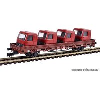 KIBRI 26253 H0 Niederbordwagen mit Führerhäusern beladen KIBRI 26253 H0 Niederbordwagen mit Führerhäusern beladen von Kibri